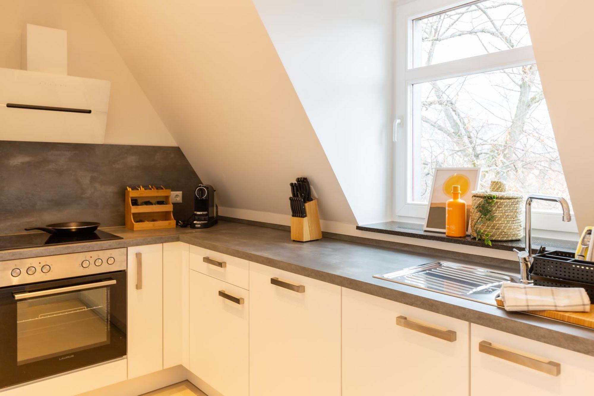 Soulscape Apartments Zwickau Kompakter Loft-Wohnraum Mit Lift Direkt In Die Wohnung, Modern, Zentrumsnah, Gratis Wifi Dış mekan fotoğraf